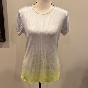 K-Swiss Lucky in Love Turn up the Pleat Short Sleeve T-shirt Medium